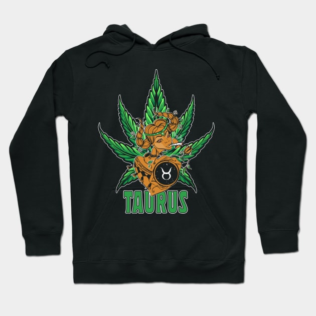 Taurus Weed Shirt, Zodiac Cannabis, Taurus Marijuana Shirt, Taurus Gift, Taurus Zodiac tee, zodiac birthday gift, Zodiac Pot Leaf Hoodie by Moon Phase Design